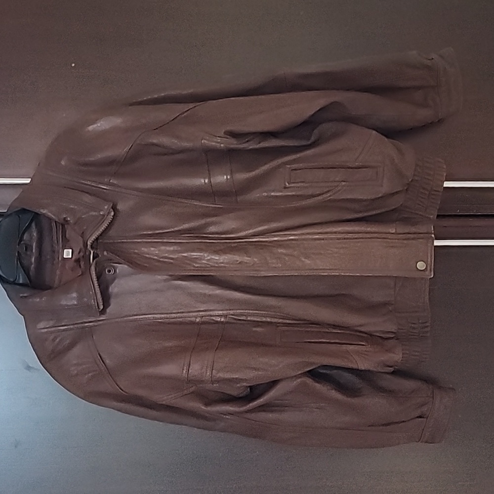 Men's Brown Leather Jacket